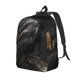 thumbnail image 1 of Disketp Gothic Raven Portrait Mochila de Lona Estampada, Mochila Escolar de Viaje Ligera para Estudiantes y Portátil-Small, 1 of 5