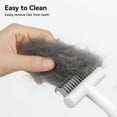thumbnail image 4 of Aumuca Dematting Undercoat Deshedding Brush for Dogs and Cats - Stainless Steel Pet Grooming Comb, 4 of 9