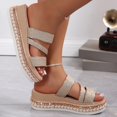 thumbnail image 4 of MKLEKYY Sandalias de Plástico para Mujer, Sandalias de Verano Con Punta Abierta, Hebilla, Cuña, Suela Gruesa, Una Tira, Estilo Bohemio y Brillante 867, 4 of 4