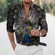 thumbnail image 1 of Camisa hawaiana de manga larga para hombre, camisa de cuello de moda, nueva camisa ligera y cómoda para exteriores de alta definición, talla 6XL, 1 of 6