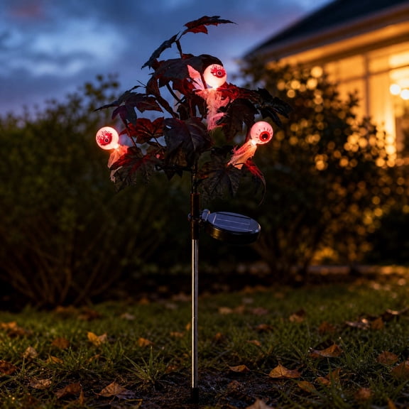 Halloween Solar Lights Outdoor, Halloween Yard Decorations, Solar Lights Outdoor Waterproof for Bedroom Patio Garden Tree Party