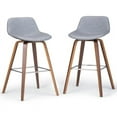 thumbnail image 2 of Simpli Home Randolph 28 inch Bentwood Counter/ Bar Height Stool (Set of 2), 2 of 15
