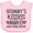 AD-Pink, variant on Inktastic Grammy Kisses for Granddaughter Girls Baby Bib