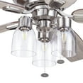 thumbnail image 3 of Prominence Home Magonia 52 Inch Ceiling Fan with Pull Chain, Flush Mount, Nickel, 3 of 8