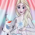 thumbnail image 4 of Disney Frozen Elsa Girls Dresses Olaf Graphic Pink Ruffle Long Sleeve Birthday Fall Dress Kids, 4 of 8