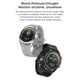 thumbnail image 3 of Reloj Inteligente IP68 Monitor de ón Arterial a Prueba de Agua BT-Call Podómetro Monitor de Sueño Pulsera de Seguimiento de Fitness Deportivo Silicona Blanca Sunnimix reloj inteligente, 3 of 6