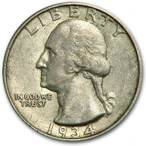 1934 Washington Quarter XF