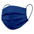 thumbnail image 2 of WeCare Disposable Face Mask, 3-Ply with Ear Loop (50 Individually Wrapped) - For KIDS - Navy Blue, 2 of 9