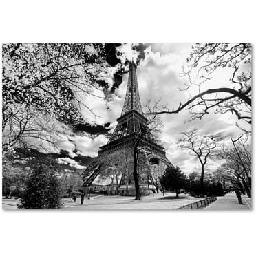 Trademark Fine Art "Eiffel Tower" Canvas Art by Philippe Hugonnard