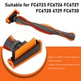 thumbnail image 3 of Vacuum Cleaner Brushroll, Prevent Indoor Dust Vacuum Cleaner Roller Brush  For FC6723, 3 of 8
