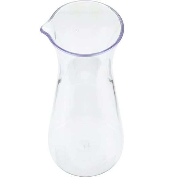 Supvox Conical Bottle Decanter Drink Pot Bottle Transparent Acrylic Serving Beverages 1Pcs