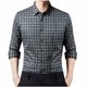 thumbnail image 1 of Blusa y camisa de manga larga con cuello vuelto para hombre, camisa de manga larga con cuello vuelto de terciopelo y botones para hombre, abrigo de poliéster., 1 of 4