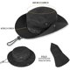 thumbnail image 2 of Sun Hats for Men Women Boonie Hat UPF 50+ Bucket Hat Wide Brim UV Protection Fishing Hiking Safari Outdoor Hats, 2 of 5
