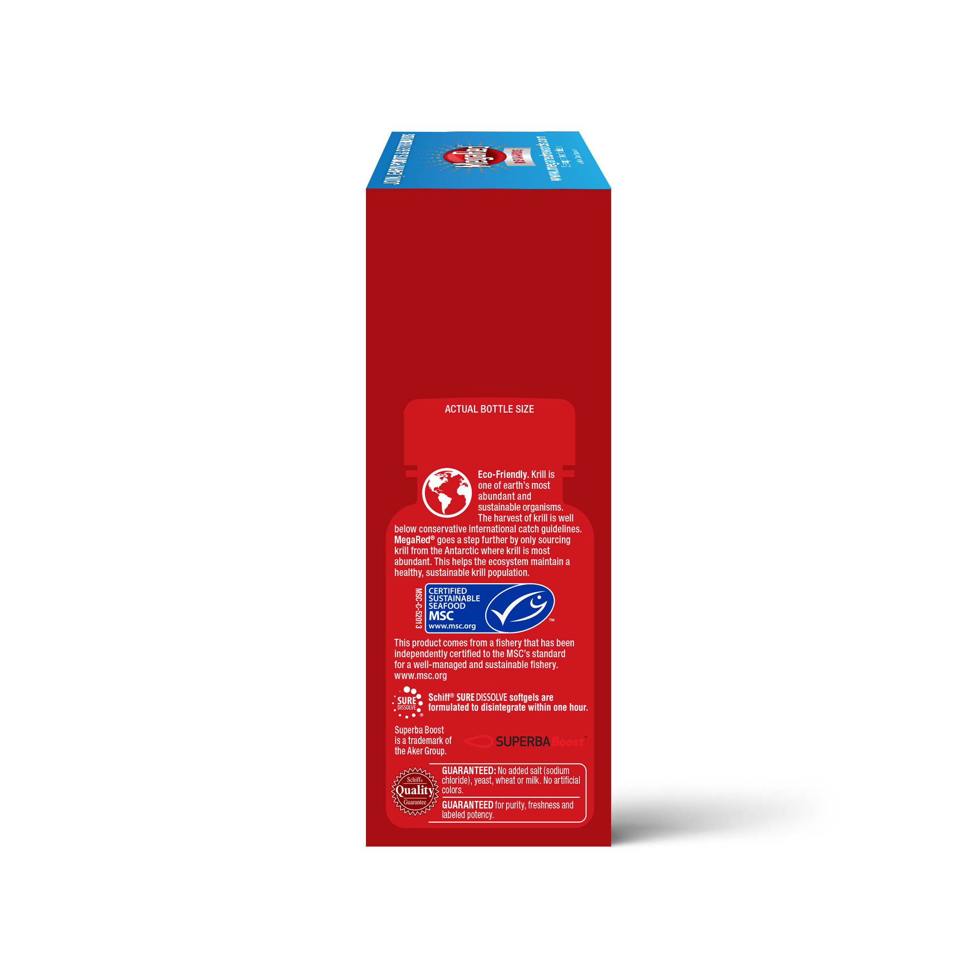 MegaRed 750mg Ultra Concentration Omega-3 Krill Oil, 40 Softgels - image 3 of 4