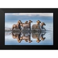 thumbnail image 2 of Ortega, Xavier 14x11 Black Modern Framed Museum Art Print Titled - Horses And Reflection, 2 of 5