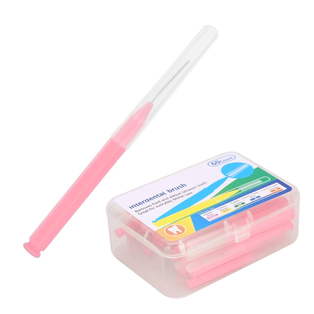 Interdental Brush Orthodontic Interdental Brush Teeth Cleaning Toothpick Tooth Cleaning Tool Orthodontic Brush 60pcs / Box Orthodontic Interdental Brush Tooth Cleaning Tool Teeth