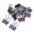 thumbnail image 1 of Clips de aglutinante multicolor 12x Organizador de Archivos de Color Clips de Carpeta de Metal 19mm para Entradas Photo Pciture, 1 of 9