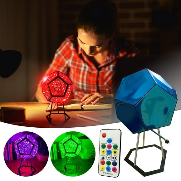 EGNMCR Night Lights Cool Infinite Dodecahedron Night Color Body Art Home Decoration Decorative lights