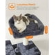thumbnail image 2 of FEANDREA Árbol para gatos, torre grande para gatos, 64.6 pulgadas, centro de actividades para gatos con hamaca, canasta, palos de bola de piel extraíbles, condominio para gatos, gris ahumado, 2 of 6
