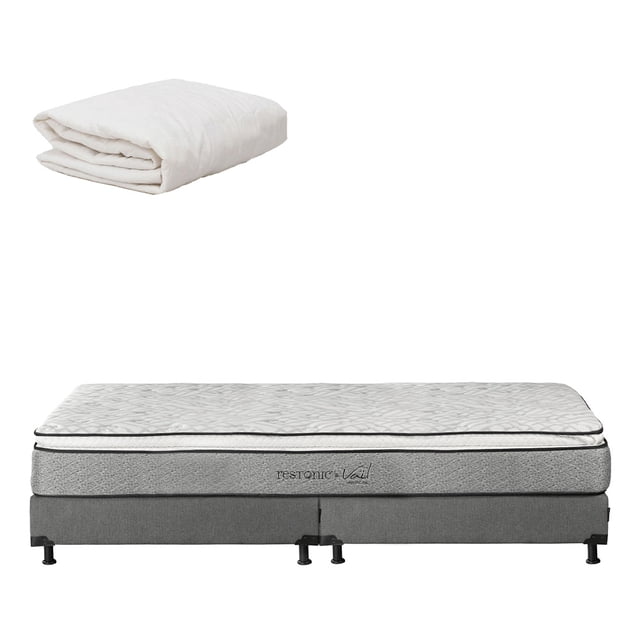 Colchón King Size Vail + Box + Protector Ultra