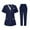 Dark Blue, variant on Abomasnow Scrubs for Women Set V-Neck Top & Pants with Poackets 4 Way Stretch Nursing Uniform S-3XL