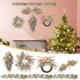 thumbnail image 1 of Teissuly Christmas Set Pendant, Frost Falling Gold Plated Ball Five Piece Set Rattan Door Hanger, Rattan Ring Pendant Christmas Flower Wreath Teissuly WER202311013116, 1 of 9