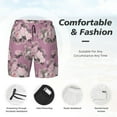 thumbnail image 5 of Daiia Rose Flowers Mens Swim Trunks Swim Shorts Quick Dry Swim Shorts with Mesh Lining Pockets-XX-Large, 5 of 9