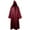 Wine, variant on Hvyesh Renaissance Cloak Men and Women Medieval Costume Long Cloak with Hood