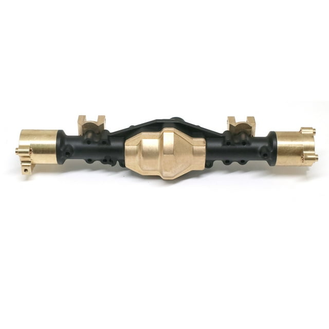 braveheart Parts Axle Front RC Upgrade Rear Spare Brass Housing Crawler Supply Car Adapter Compatible Replacement for YK4083 4082 As Shown Rear Axle Box Black Universal Rear Axle