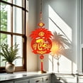 thumbnail image 2 of Chinese New Year Decorations 2025, Vietnamese Chinese Knot Pendant "Daofu" Hanging Ornaments Lunar New Year Decoration Spring Festival Pendants for Home Office Car Tree Decor, 2 of 6