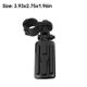 thumbnail image 4 of Pedal de motocicleta de aluminio Soporte profesional Universal con estilo Soportes ajustables Reemplazo de piezas Accesorios Negro 1 par seitruly VI002312-01, 4 of 7