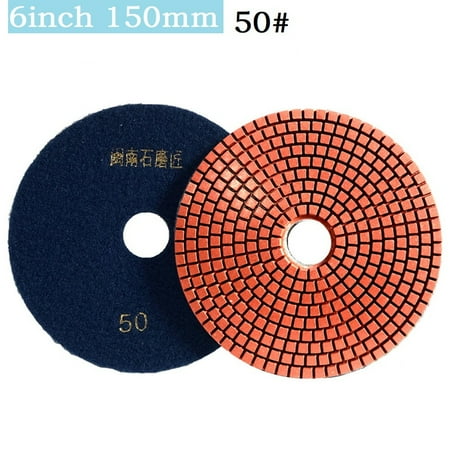 

6 Inch 150Mm Dry/Wet Diamond Polishing Pads Flexible Grinding Discs For Granite