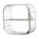 thumbnail image 4 of Vitrina acrílica con puerta, estantes de caja de exhibición a prueba de polvo para figura de acción, perfume, coleccionables 13'' x 7'' x 13'' pulgadas 2 capas transparentes. Gloria Vitrina de ac, 4 of 5