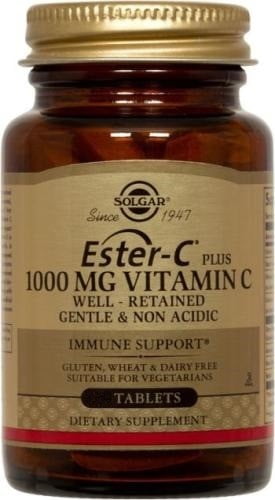 Solgar Ester-C Plus 1000 mg Vitamin C Tablets, 90 Ct