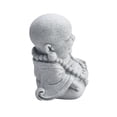 thumbnail image 3 of Fat Smiling Buddha Garden Ornament Sandstone Effect Outdoor Indoor Statue Decor, 3 of 8