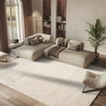 thumbnail image 5 of SAFAVIEH Vision Adrasteia Overdyed Solid Area Rug, 3' x 3' Square, Cream - Modern Design, Creme, Non-Shedding & Easy Cleaning, Ideal for Living Room, Bedroom, Dining Space, 5 of 19