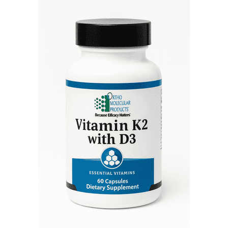Vitamin K2 with D3 (60ct) Ortho Molecular Products