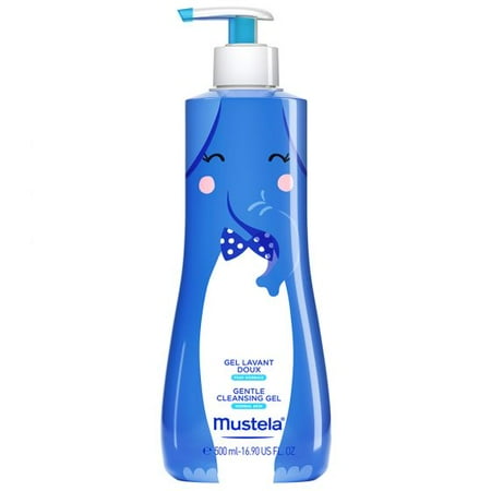 Mustela Baby Gentle Cleansing Gel, Hair and Body Wash with Natural Avocado Perseose, Limited Edition, 16.9 (Best Natural Shower Gel)