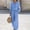 Blue, variant on 2 Piece Outfits for Women Casual Lounge Sets Long Sleeve Button Down Shirts and Wide Leg Pants Sets Tracksuit Matching Sets Women Clothing Orange L