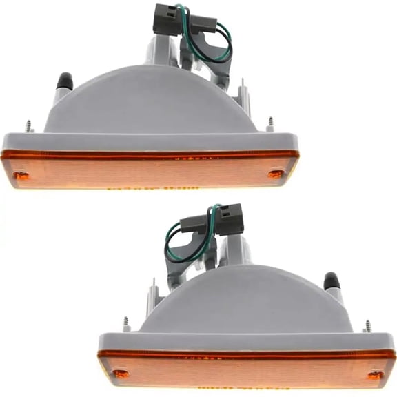 New Pair Of Front Parking Lights Compatible With Nissan D21 Pathfinder Pickup 1988-1997 By Part Numbers NI2521108 B6130-41G02 762405-12006-5 NI2520108 B6135-41G02 762405-12007-2