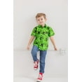 thumbnail image 2 of Minecraft Creeper Little Boys Button Down Dress Shirt Little Kid to Big Kid, 2 of 5