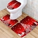 thumbnail image 4 of Matsuzay Cortina de ducha para experiencia de ducha en el baño, ojales a prueba de herrumbre con tacto elegante, acero inoxidable Juegos de accesorios de baño A 3 piezas+cortina, 4 of 6