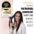 thumbnail image 2 of ELLA BELLA® Titanium Flat Iron Hair Straightener (with Infrared) • Professional Straightening Iron • Digital Display to Accurately Control Temperature • As Featured in Good Housekeeping (Black), 2 of 9