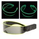 thumbnail image 2 of Gafas de sol luminosas Sunnimix LED luminosas para cosplay bares clubes fiestas verde, 2 of 8