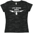 thumbnail image 3 of Inktastic Life Behind Bars Mountain Bike Women's T-Shirt, 3 of 5