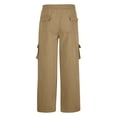 thumbnail image 4 of Aezemi Men Straight Leg Cargo Pants with Multiple Pockets Lightweight Fashion Elastic Waist Pull on Hiking Pants Drawstring Trendy Workout Outdoor Trousers L, 4 of 9