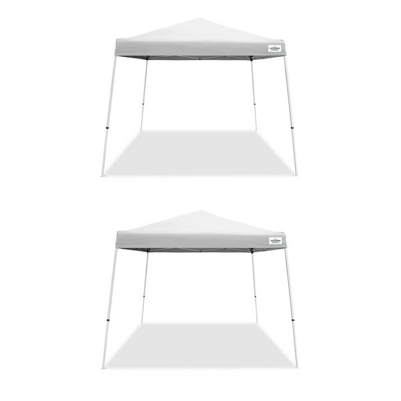 Caravan Canopy V Series 2 10'x10' Entry Level Angled Leg Instant Canopy (2 Pack)