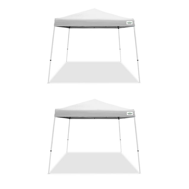 Caravan Canopy V Series 2 Auvent Instantané d'Entrée 10 Pieds X 10 Pieds à Pieds Inclinés (Lot de 2)