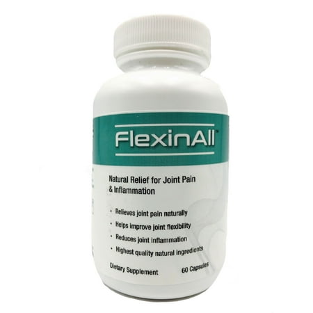 FlexinAll - Natural Relief for Joint Pain and Inflammation - Contains Turmeric for Maximum Joint Pain (Best Natural Joint Pain Relief)