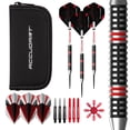 thumbnail image 2 of Accudart STL 7.5 Tungsten Steel Tip Darts - 90% Tungsten Barrel - Unique Bi-Directional Cut Grip - Pro Wallet Offers Convenient Storage - Standard Shape Flights - Polycarbonate Shafts, 2 of 2